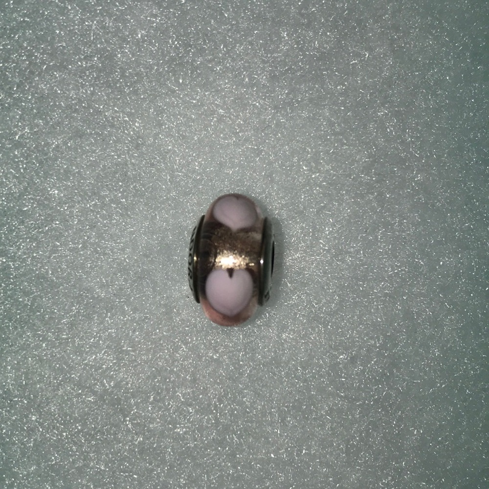 Pandora Glass Heart Charm